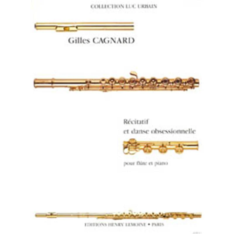 Cagnard Gilles - Recitatif et Danse Obsessionnelle - Flute et Piano