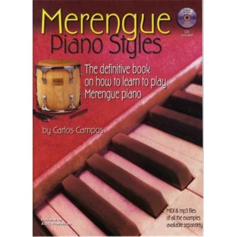 Campos Carlos - Merengue Piano Styles How To Play Merengue To Piano + Cd