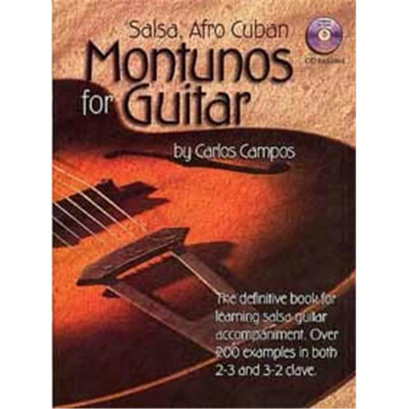 Campos Carlos - Salsa And Afrocuban Montunos For Guitar avec accès audio