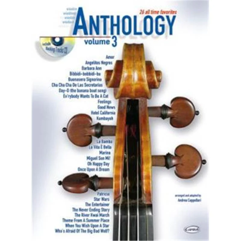 Cappellari Andrea - Anthology Violon Vol.3 26 All Time Favorites + Cd