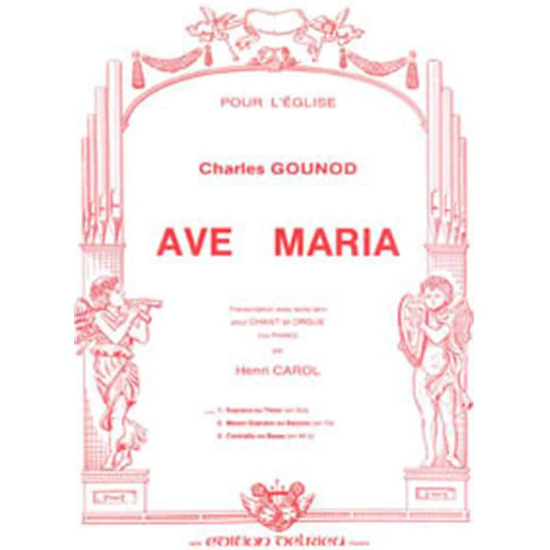 Charles Gounod - Ave Maria N°1 - Voix Elevee et Piano