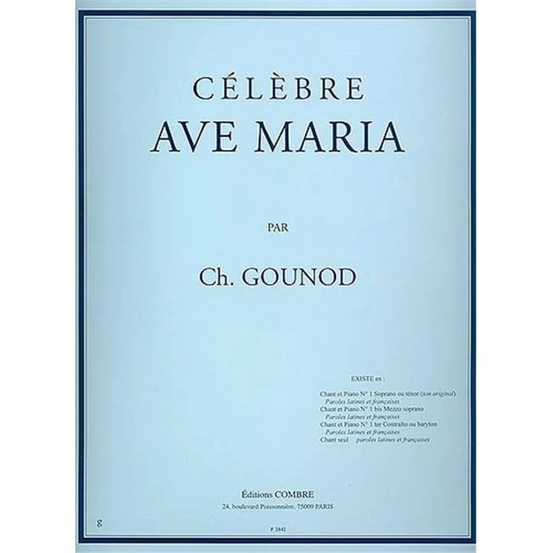 Charles Gounod - Ave Maria pour Mezzo Soprano et Piano