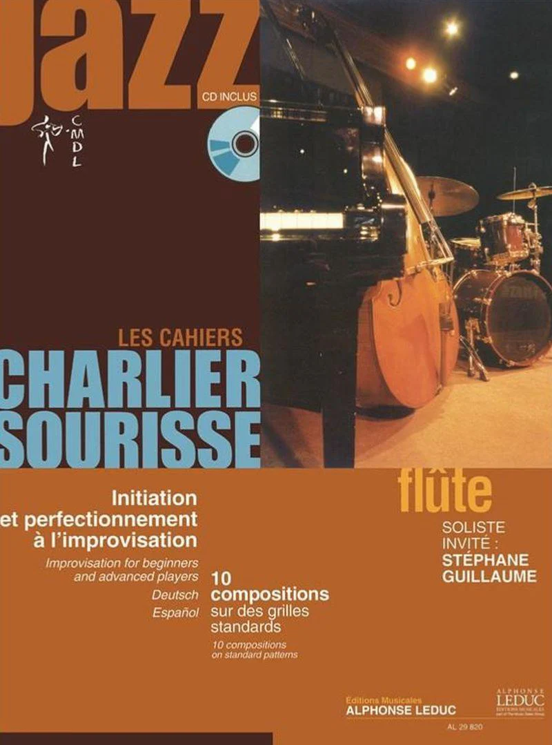 Charlier Andre et Sourisse Benoit- les Cahiers : Jazz +cd --- Flute Traversiere