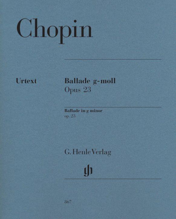 Chopin Frederic - Ballade Op.23 en Sol Mineur - Piano