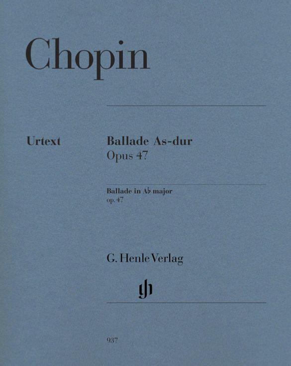 Chopin Frederic - Ballade Op.47 en Lab Majeur - Piano