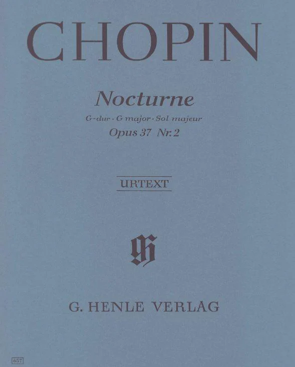Chopin Frederic - Nocturne Op.37 No2 en Sol Majeur - Piano