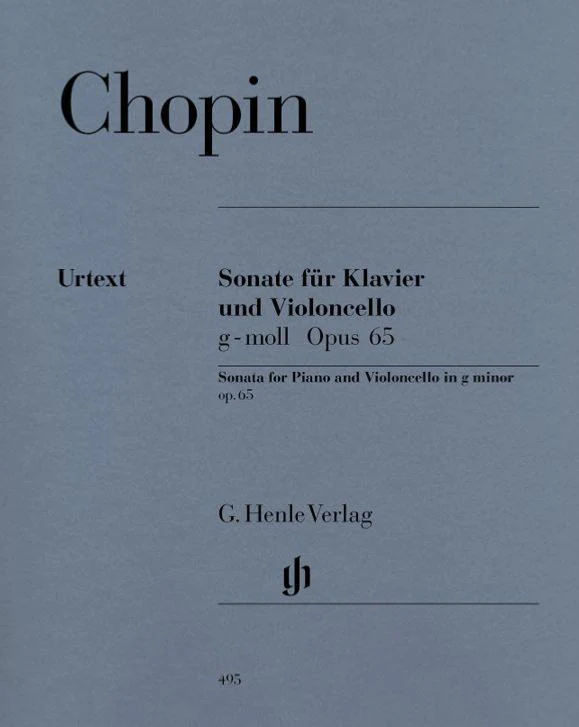 Chopin Frederic - Sonate Op.65 en Sol Mineur - Violoncelle et Piano