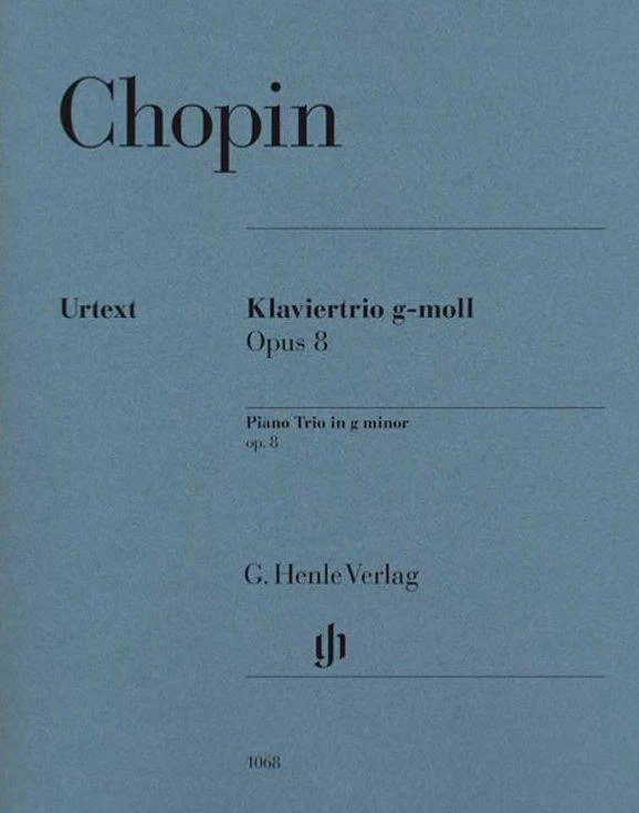 Chopin Frederic - Trio Cordes et Piano Op.8 en Sol Mineur - Conducteur et Parties