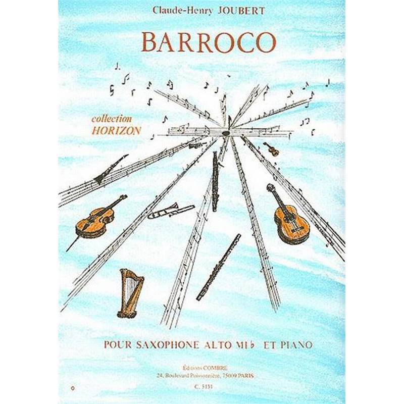 Claude-henry Joubert - Barroco - Saxophone Alto et Piano