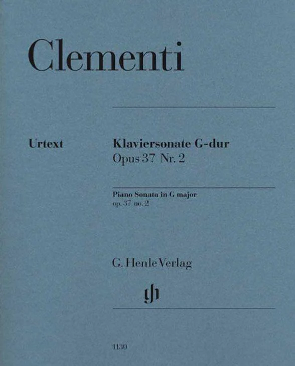 Clementi Muzio - Sonate Op.37/2 en Sol Majeur - Piano