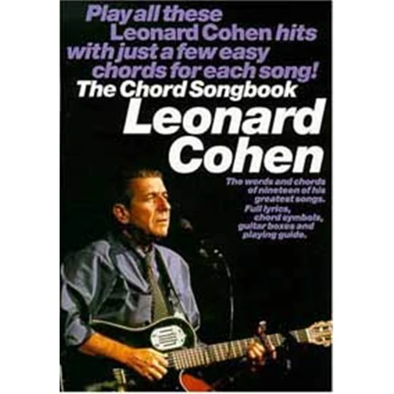 Cohen Leonard - Chord Songbook