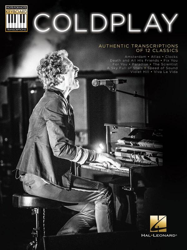 Coldplay - Note-for-note Keyboard Transcriptions 12 Titres P/V/G