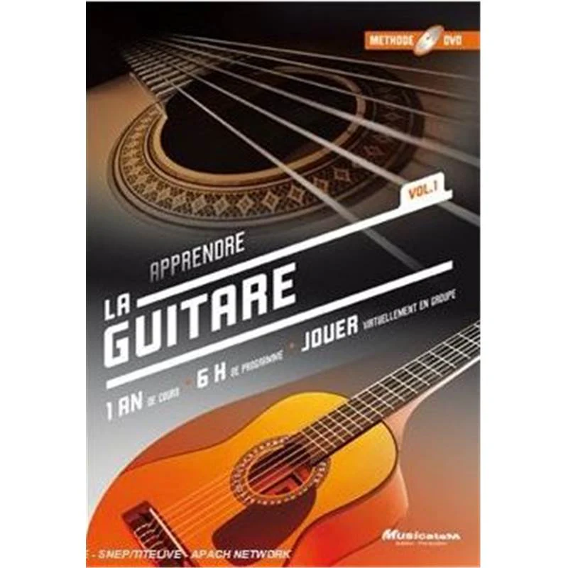 Collectif - Dvd Methode de Guitare 1 An de Cours Vol.1