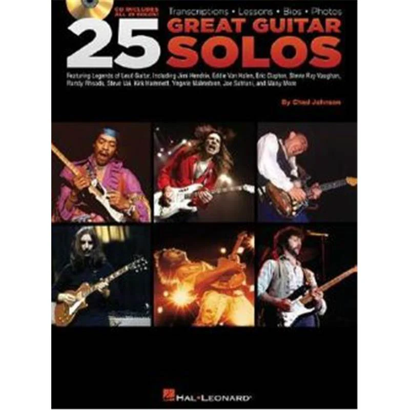 Compilation - 25 Great Guitar Solos + Online Audio Access