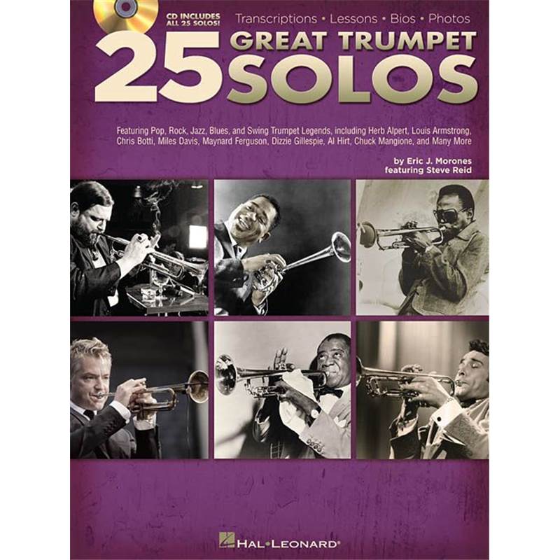 Compilation - 25 Great Trumpet Solos Transcriptions Lessons Bios Photos + Cd