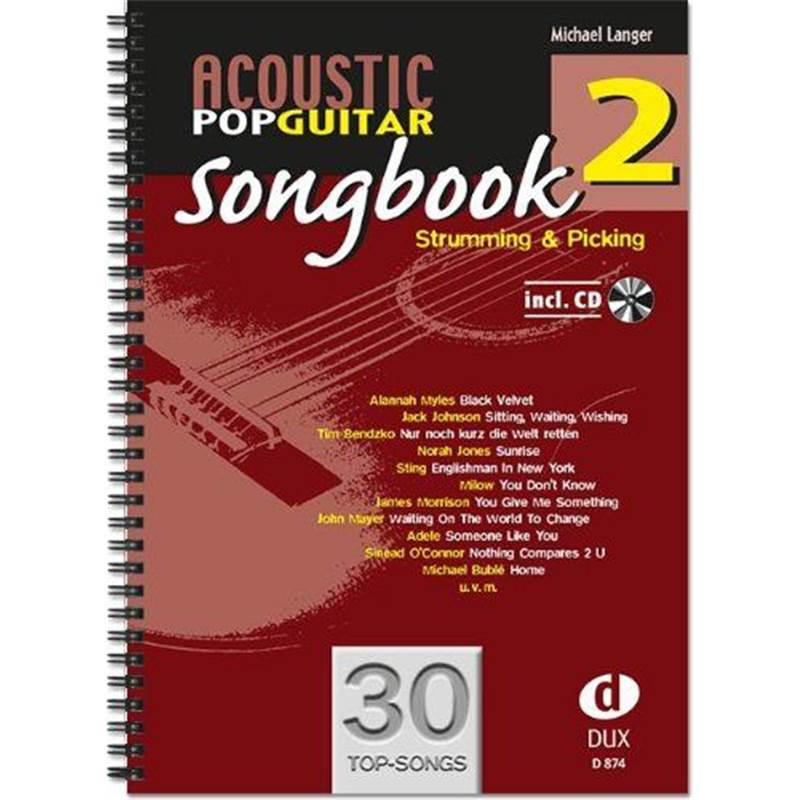 Compilation - 30 Acoustic Pop Guitar Songbook 2 + Cd