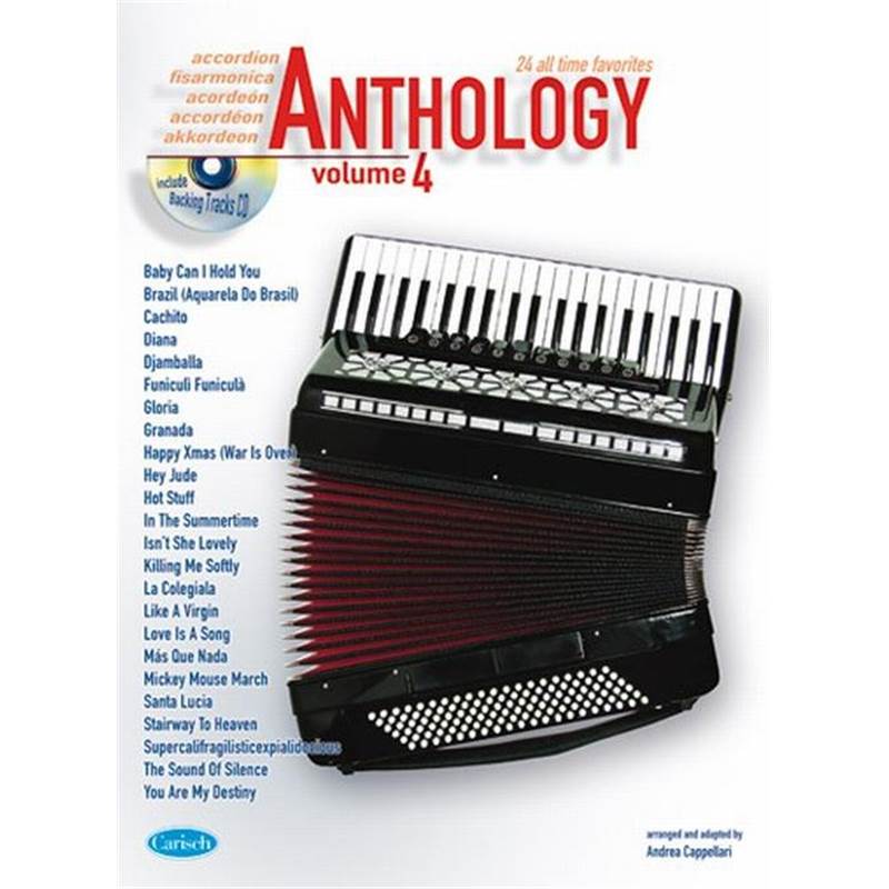 Compilation - Accordeon Anthology 24 All Time Favorites Vol.4 + Cd