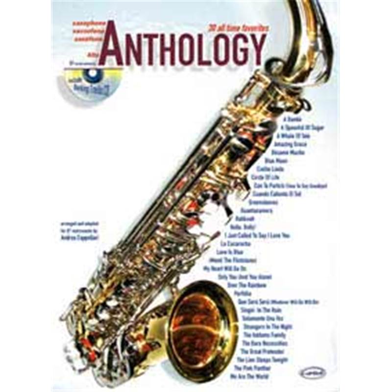 Compilation - Anthology Alto Saxophone Eb Vol.1 34 All Time Favorites + Cd