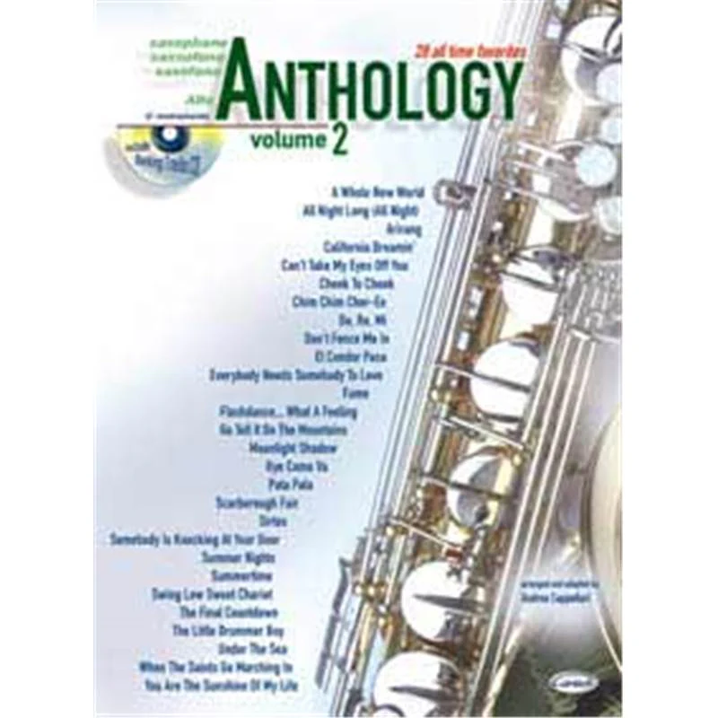 Compilation - Anthology Alto Saxophone et Eb Vol.2 28 All Time Favorites + Cd