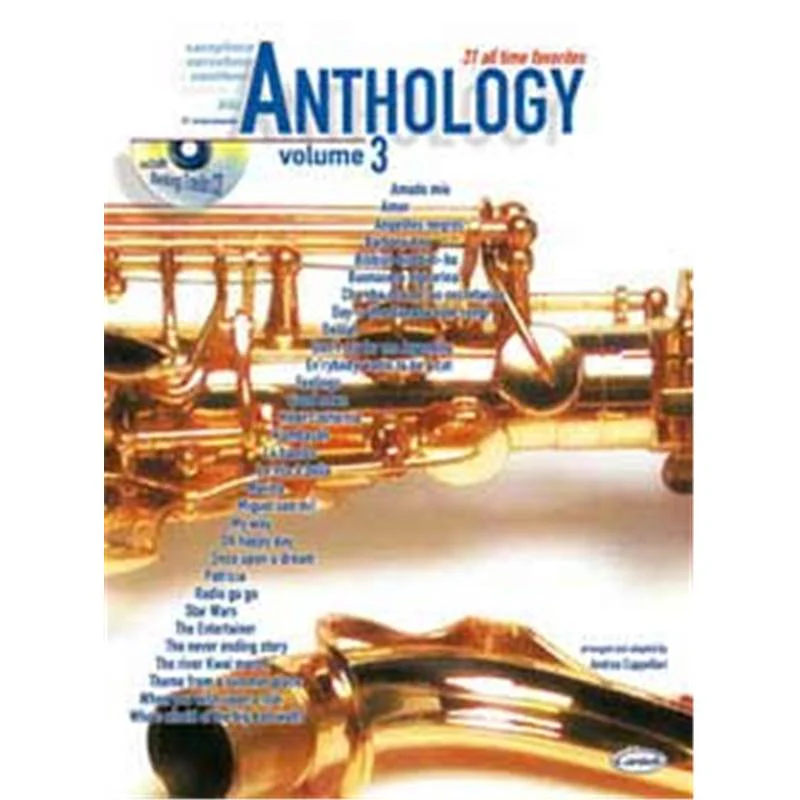Compilation - Anthology Alto Saxophone et Eb Vol.3 31 All Time Favorites + Cd