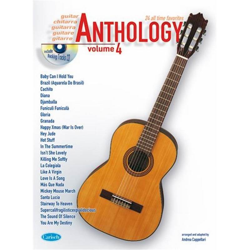 Compilation - Anthology Guitare Vol.4 24 All Time Favorites + Cd