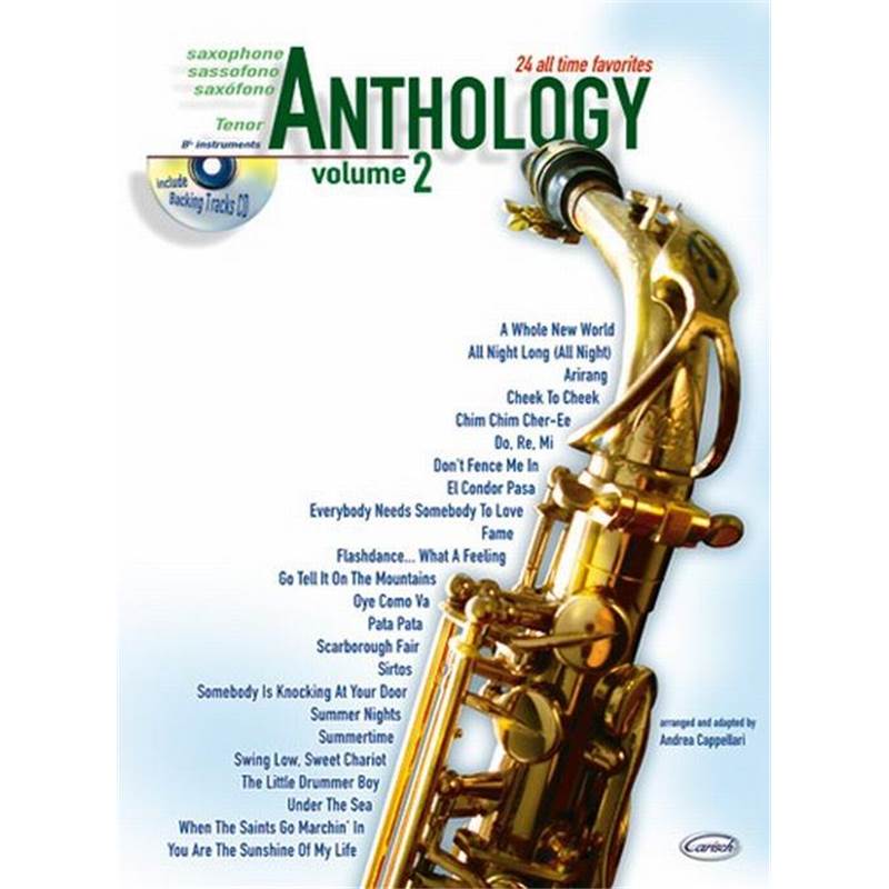 Compilation - Anthology Tenor Sax Vol.2 24 All Time Favorites + Cd