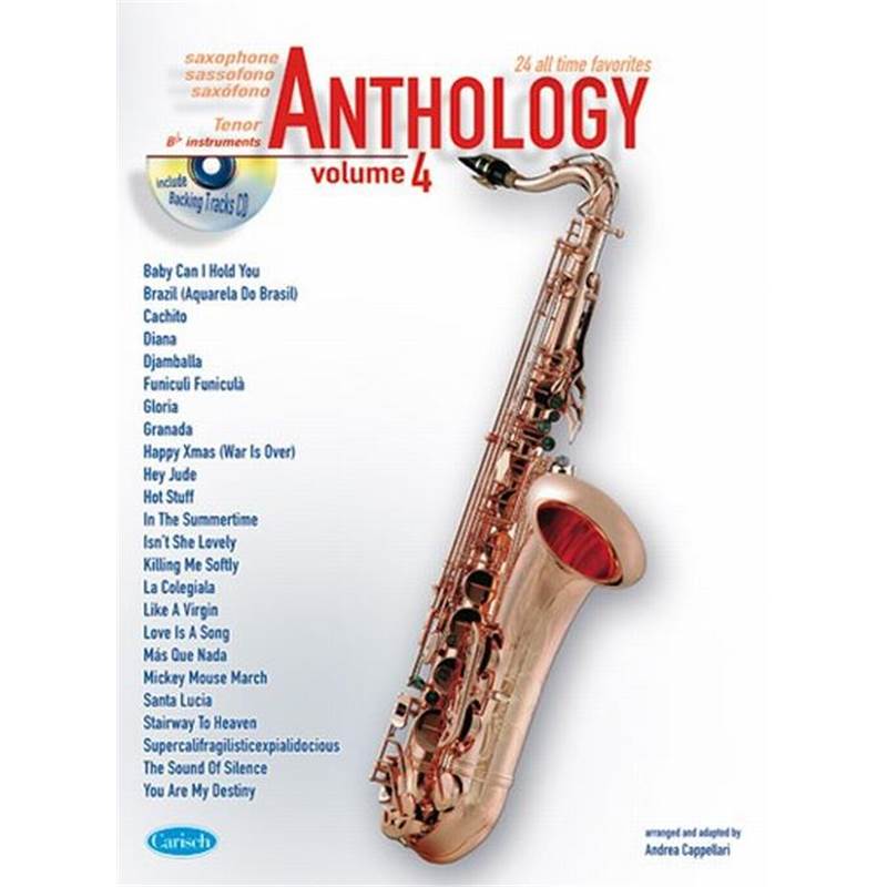 Compilation - Anthology Tenor Saxophone Vol.4 24 All Time Favorites + Cd