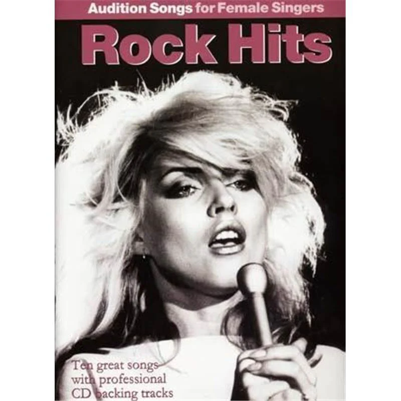 Compilation - Audition Songs For Female Singers : Rock Hits + Cd