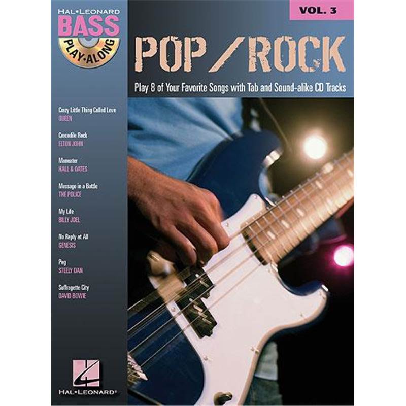 Compilation - Bass Play Along Vol.03 Pop/rock + Cd