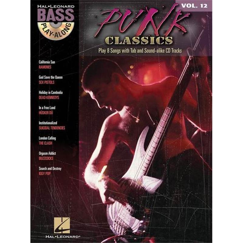 Compilation - Bass Play-along Vol.12 Punk Classics + Cd