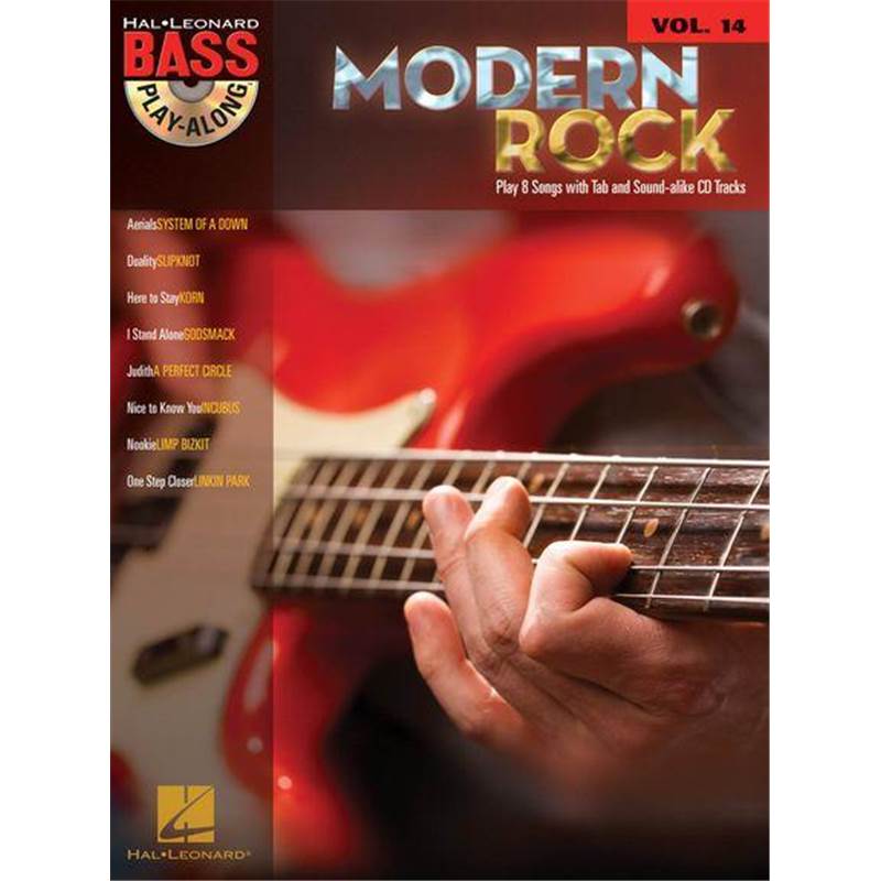 Compilation - Bass Play-along Vol.14 Modern Rock + Cd