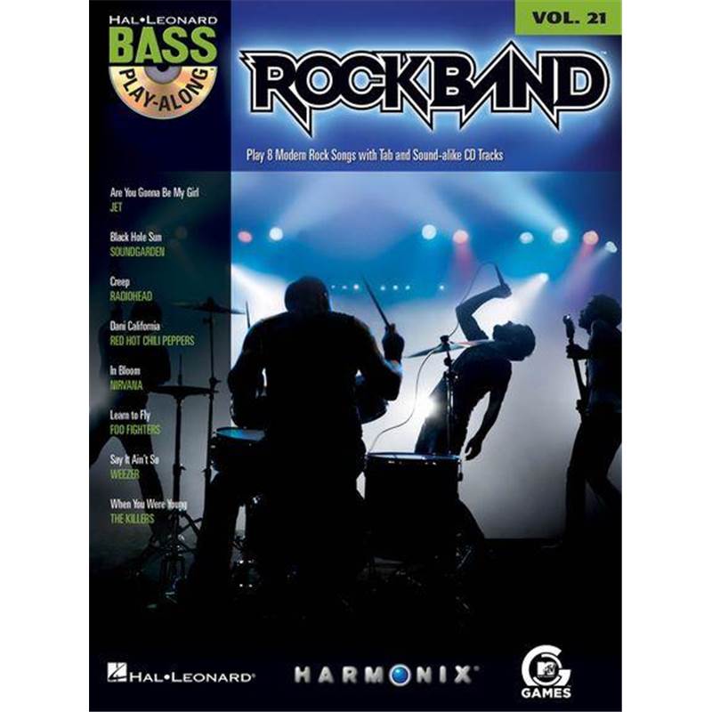 Compilation - Bass Play-along Vol.21 Rock Band + Cd