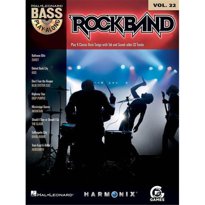 Compilation - Bass Play-along Vol.22 More Rock Band + Cd
