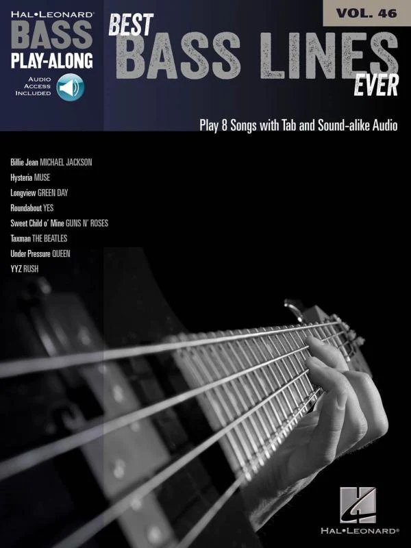 Compilation - Bass Play-along Vol.46 Best Bass Lines Ever + Online Audio Access