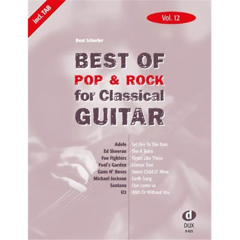 Compilation - Best Of Pop & Rock For Classical Guitare Volume 12