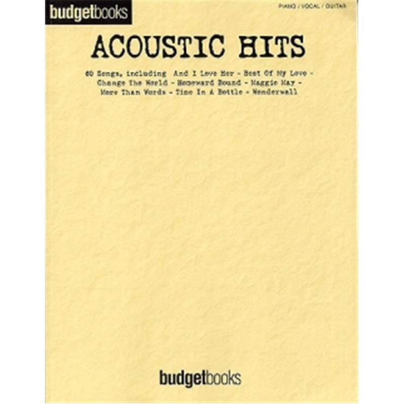 Compilation - Budgetbook Acoustic Hits P/V/G