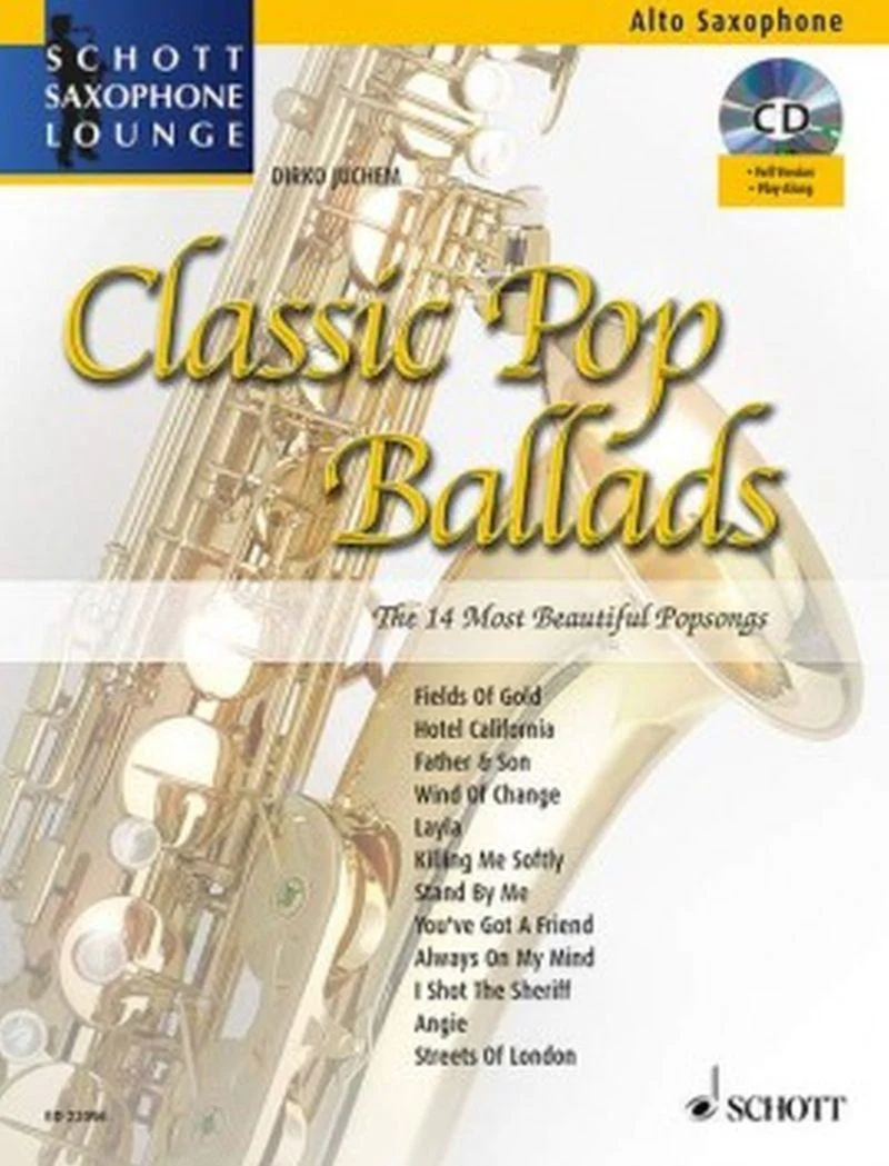Compilation - Classic Pop Ballads For Alto Saxophone (mib) avec accès audio