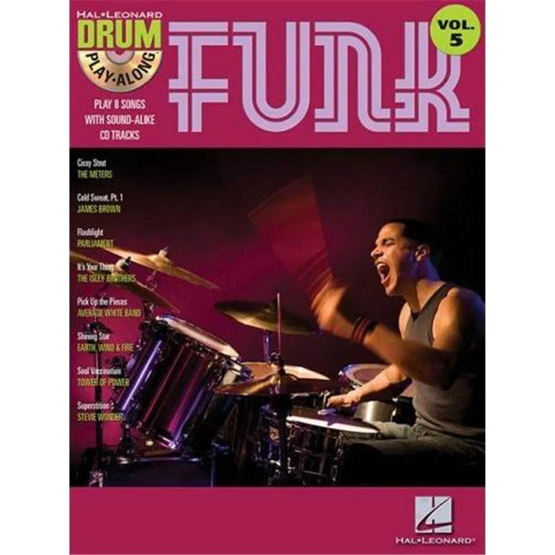 Compilation - Drum Play Along Funk Vol.5 avec audio accès