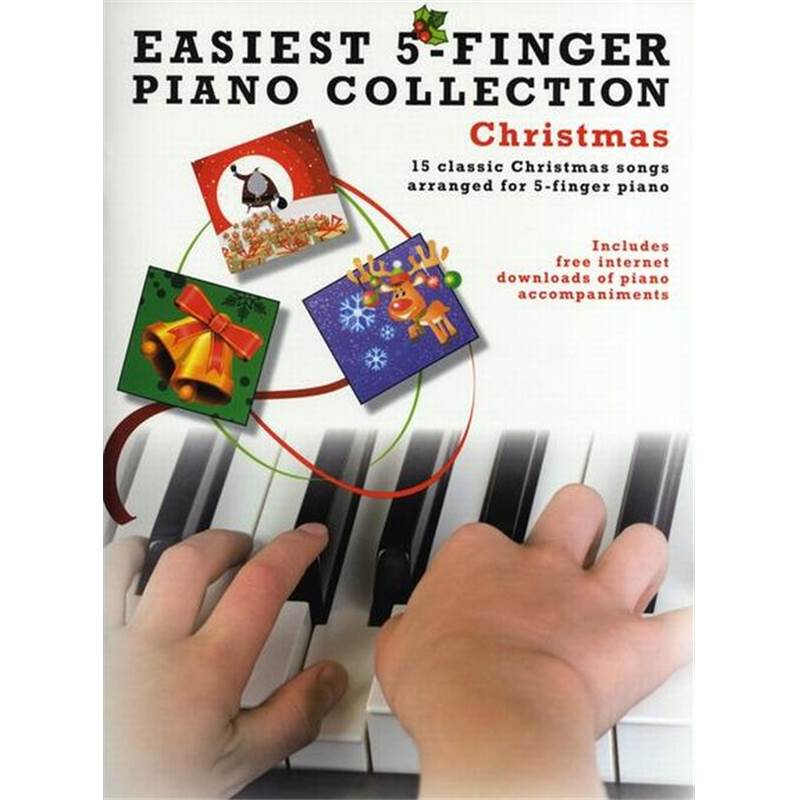 Compilation - Easiest 5 Finger Piano Collection : Christmas (noÀls)