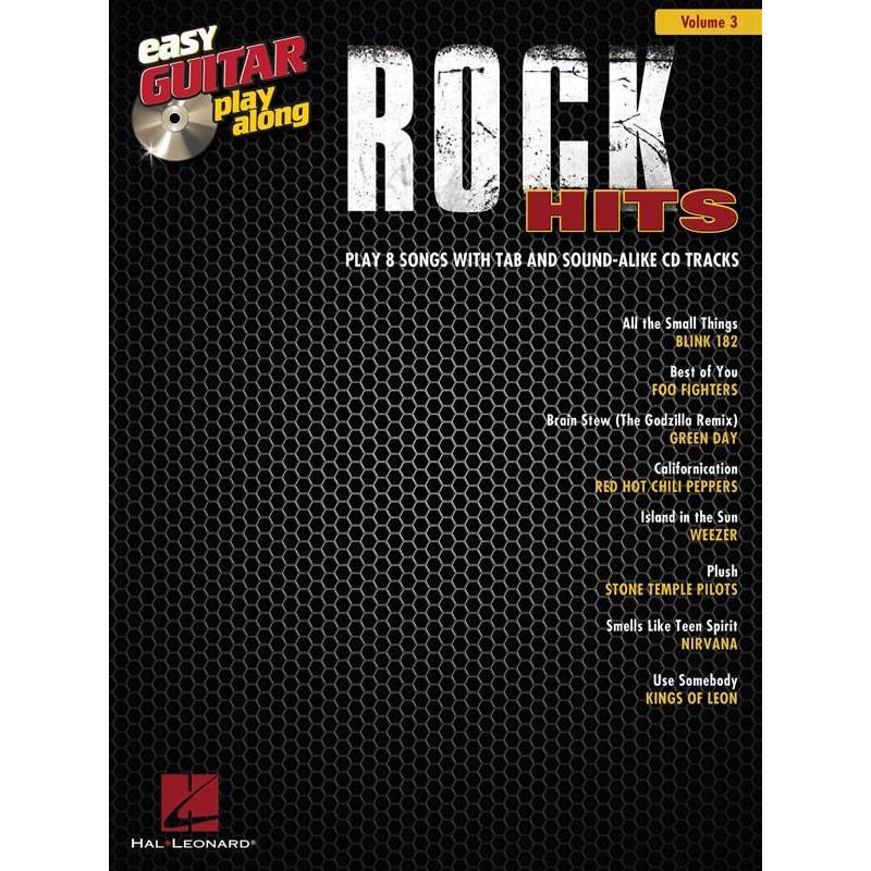 Compilation - Easy Guitar Play Along Vol.003 Rock Hits Tab. + Cd