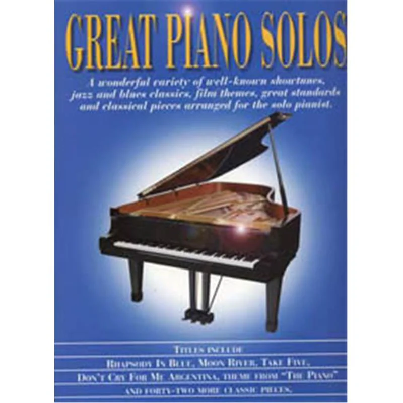 Compilation - Great Piano Solos Blue Book