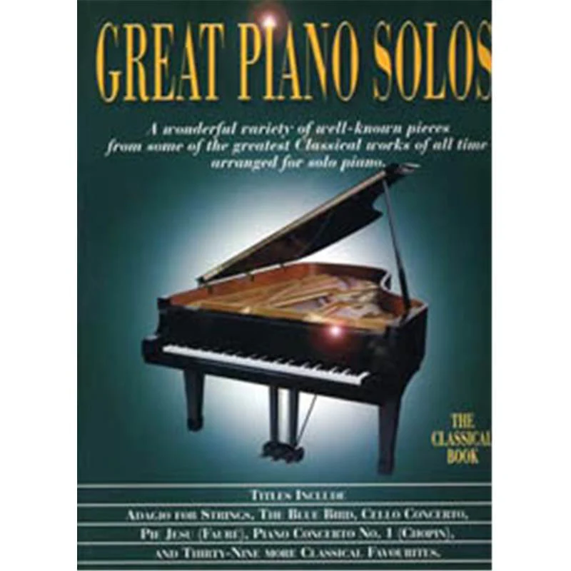 Compilation - Great Piano Solos Classic Book