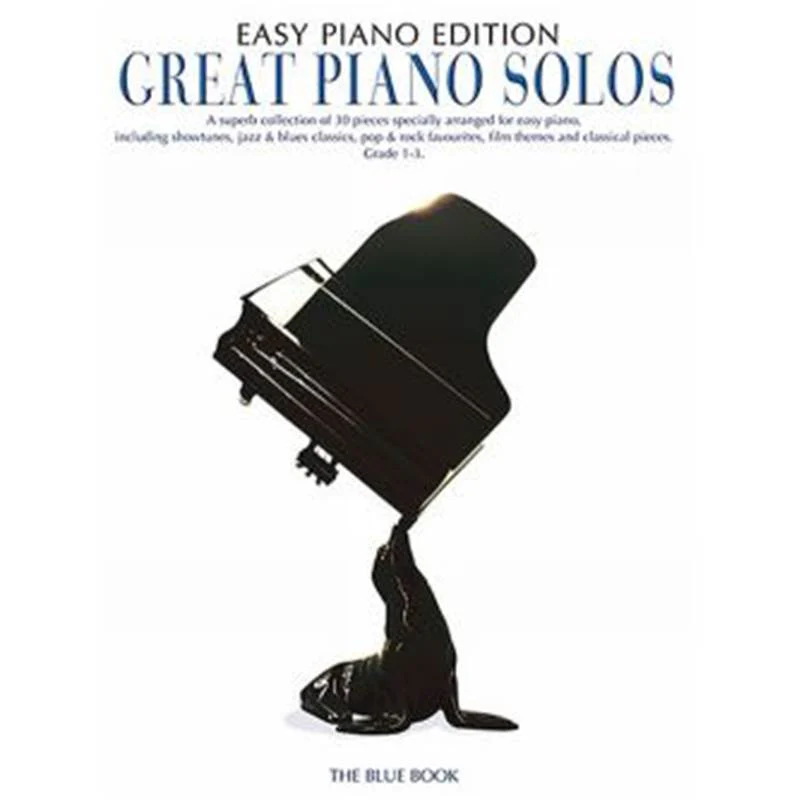 Compilation - Great Piano Solos Easy Blue Book