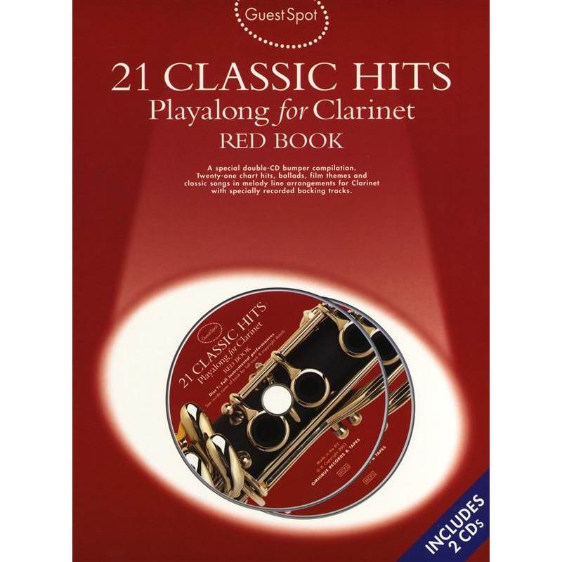 Compilation - Guest Spot 21 Classic Hits Red Vol.pour Clarinette + 2cd