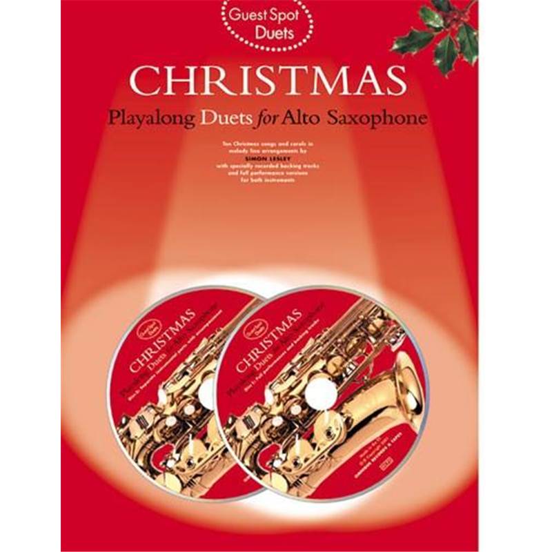 Compilation - Guest Spot Christmas Play Along Duets For Alto Saxophone + Cd