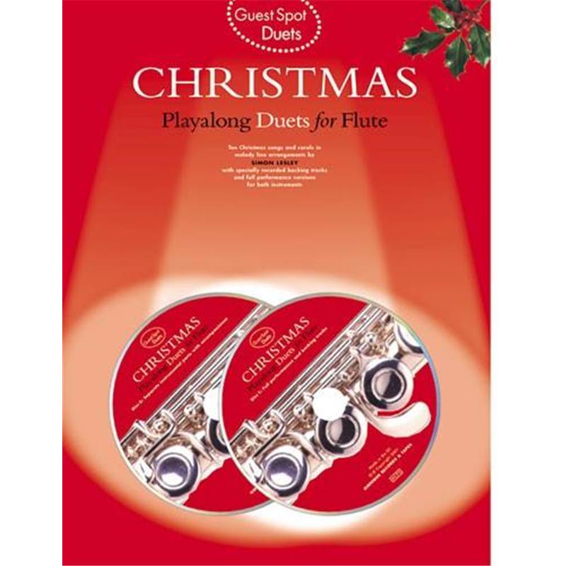 Compilation - Guest Spot Christmas Play Along Duets For Flute + Cd