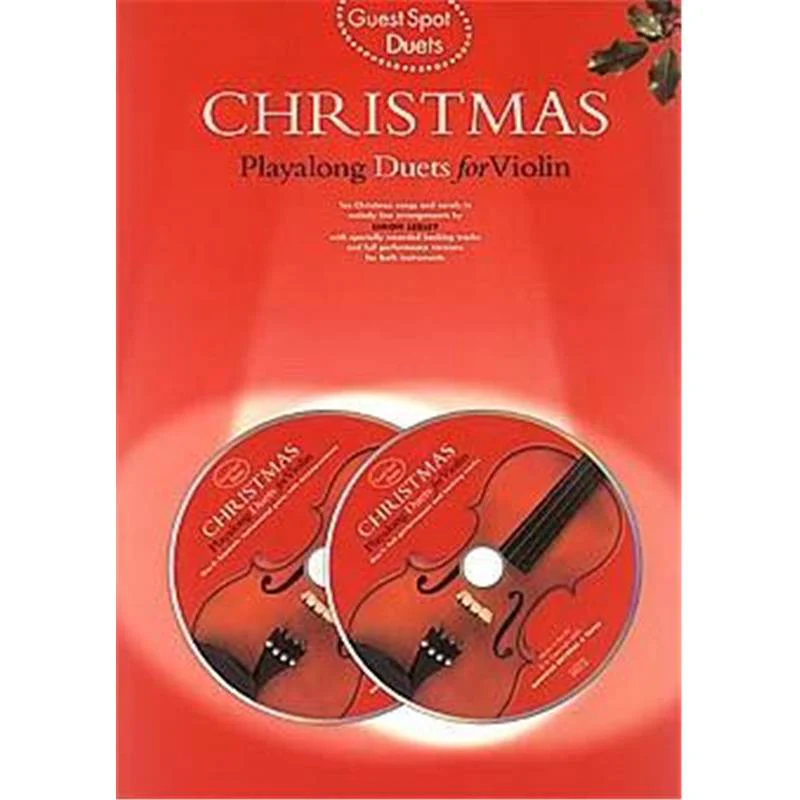 Compilation - Guest Spot Christmas Play Along Duets For Violin + 2cds