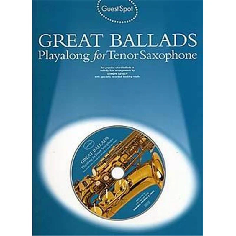 Compilation - Guest Spot Great Ballads Play Along For Tenor Saxophone + Cd
