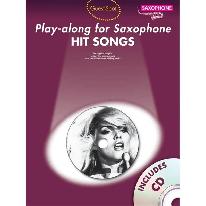 Compilation - Guest Spot Hit Songs Play Along For Alto Saxophone + Cd