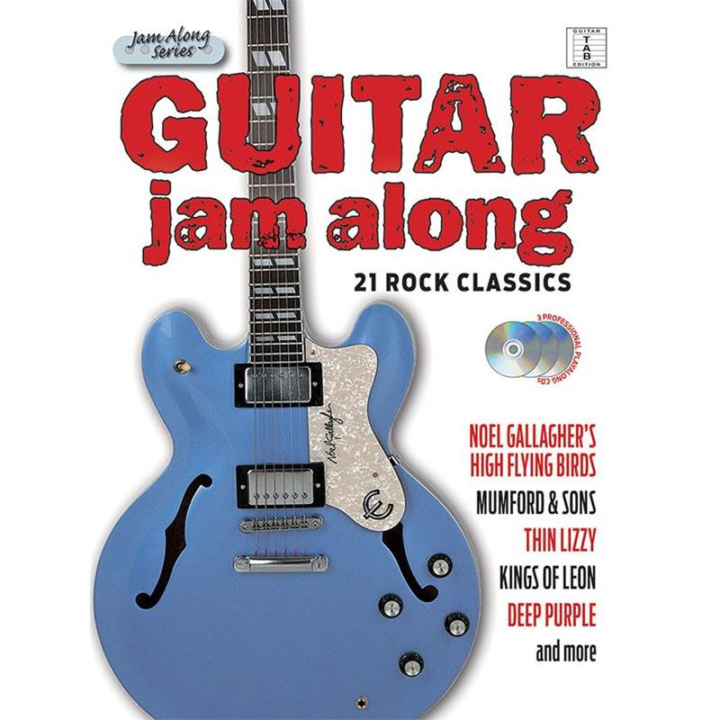 Compilation - Guitar Jam Along 21 Rock Classics Guitar Tab. + 3cd